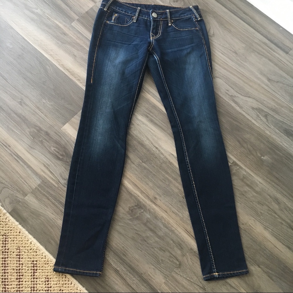 True Religion Women's Jeans Sz 25 Skinny Dark Wash